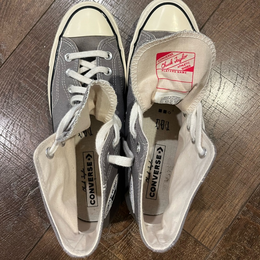 Chuck Taylor Converse All Star Grey Canvas - Picture 12 of 12